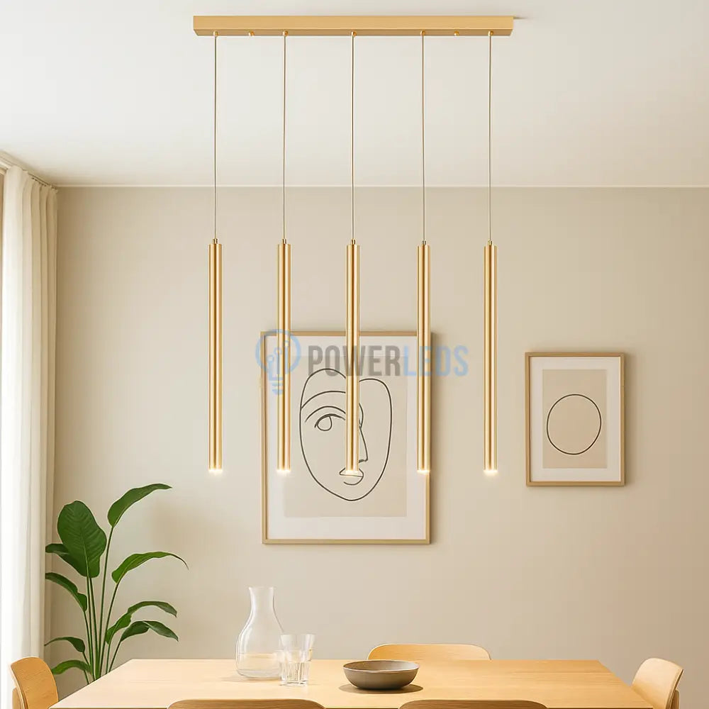 Lustra Abajur MAT GOLD Liniara 3xE27 Spiral MX165-3 (Copy) powerleds.ro