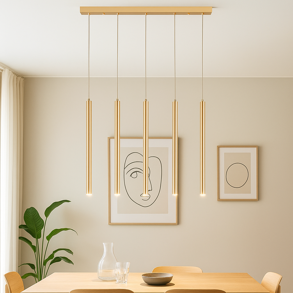 Lustra Suspendata ORION GOLD Liniara 5xG9