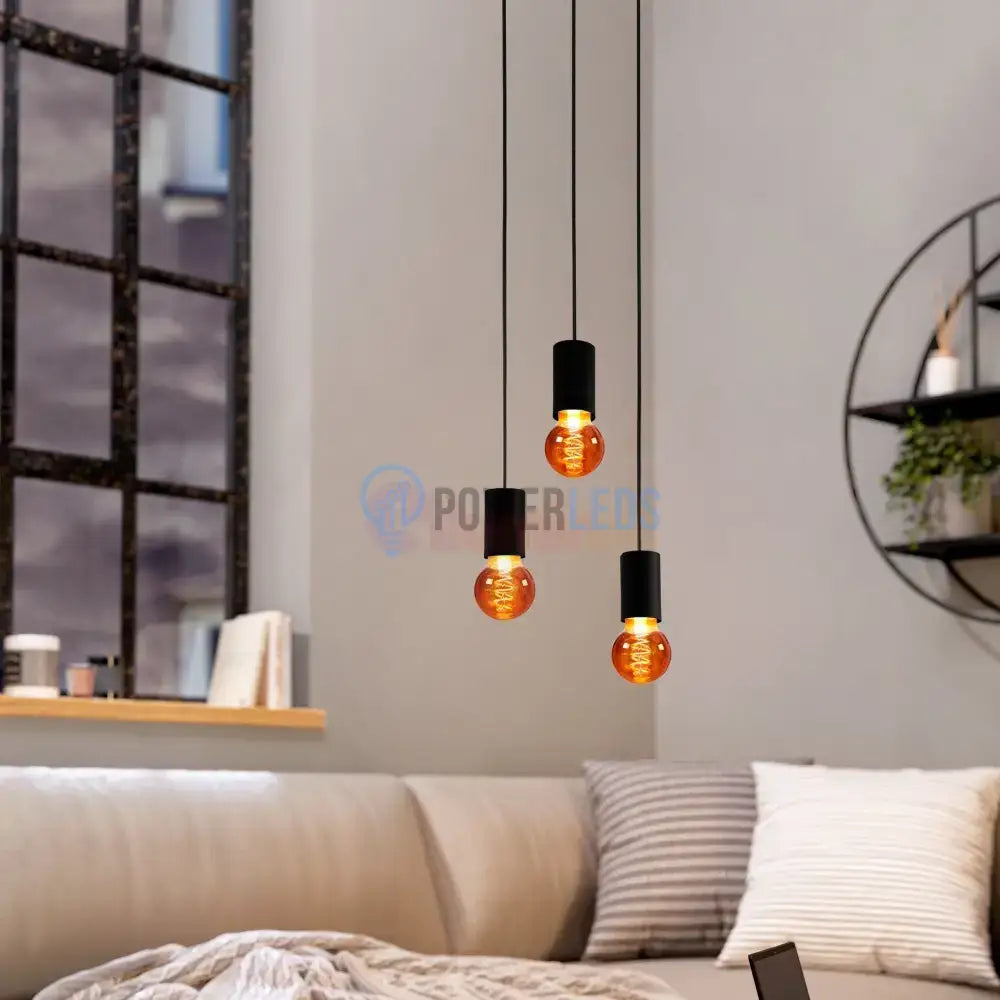Lustra Suspendata POZUETA Black 150CM NEAGRA / ABAJUR / 150CM Chandeliers