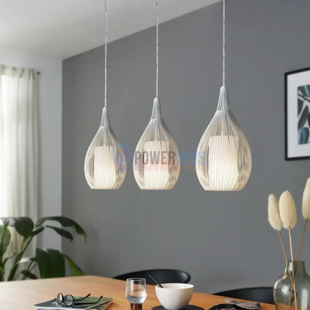 Lustra Suspendata RAZONI White 110CM ALBA / ABAJUR / 110CM Chandeliers