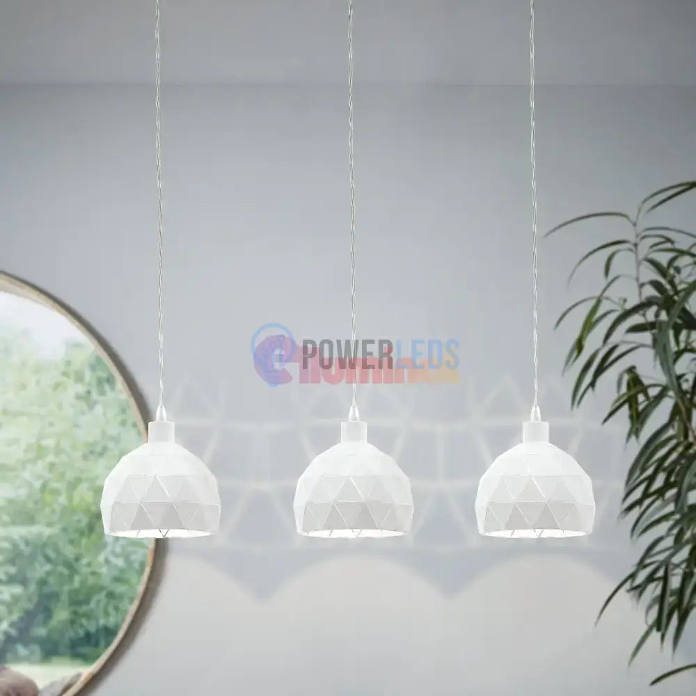 Lustra Suspendata ROCCAFORTE White 110CM ALBA / VINTAGE SI RETRO DESIGN / 110CM Chandeliers