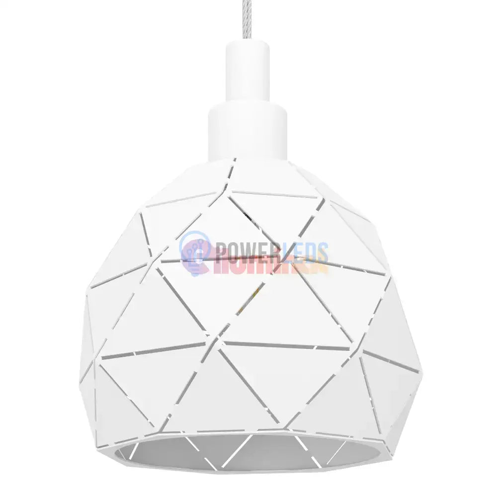 Lustra Suspendata ROCCAFORTE White 110CM ALBA / VINTAGE SI RETRO DESIGN / 110CM Chandeliers