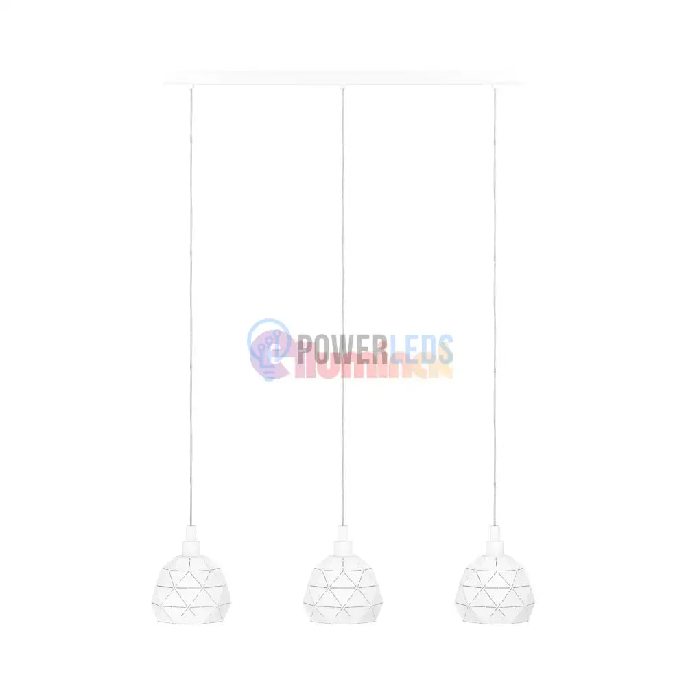 Lustra Suspendata ROCCAFORTE White 110CM ALBA / VINTAGE SI RETRO DESIGN / 110CM Chandeliers