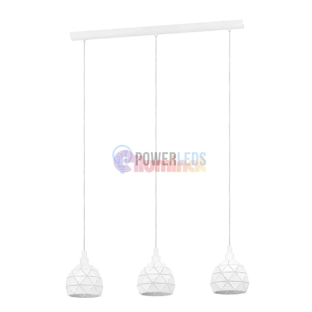 Lustra Suspendata ROCCAFORTE White 110CM ALBA / VINTAGE SI RETRO DESIGN / 110CM Chandeliers
