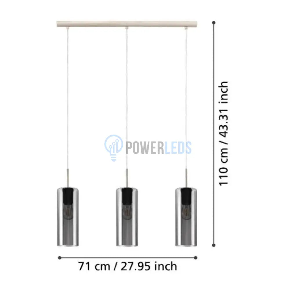Lustra Suspendata SELVINO Silver 110CM ARGINTIE / SUSPENDATE / 110CM Chandeliers