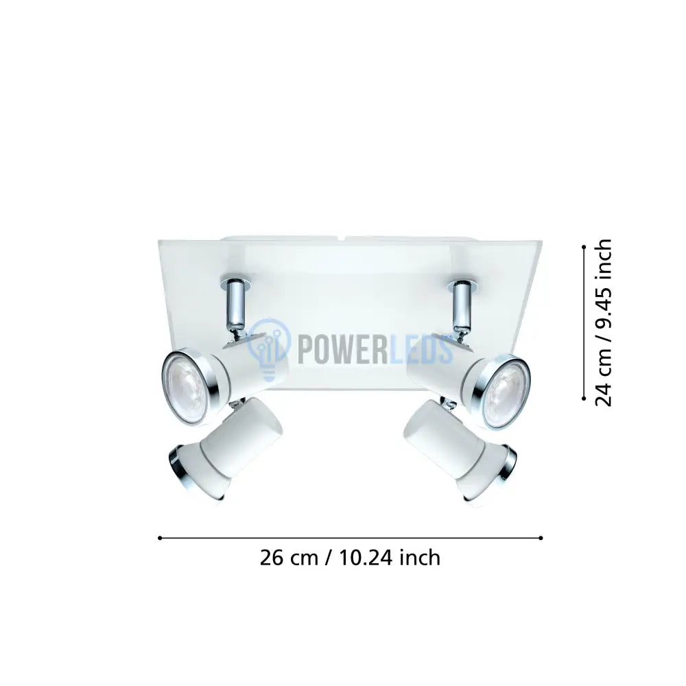 Lustra TAMARA 1 cu 4 Spoturi 26CM Eglo 26CM / APLICA PERETE / TAVAN Chandeliers
