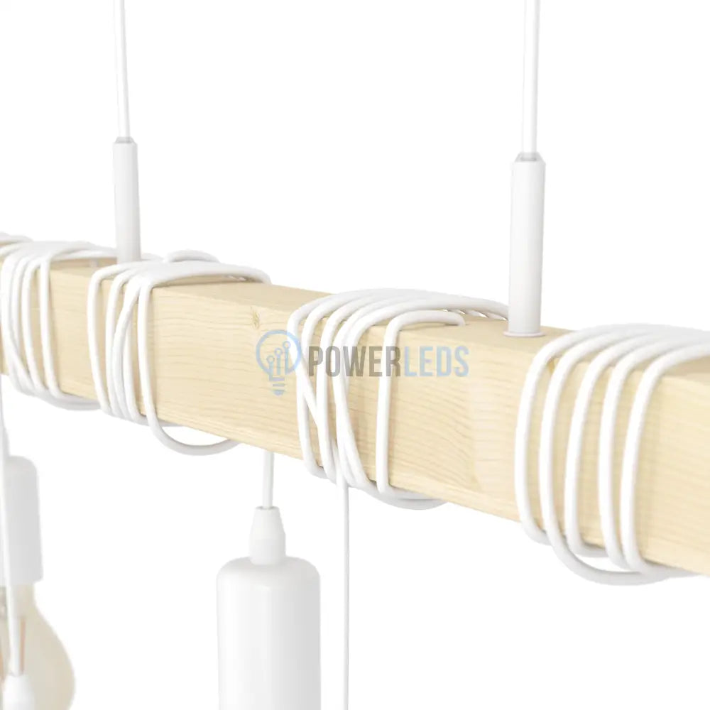 Lustra TOWNSHEND White Nature EGLO LEMN / VINTAGE SI RETRO DESIGN / 100CM Lighting Fixtures