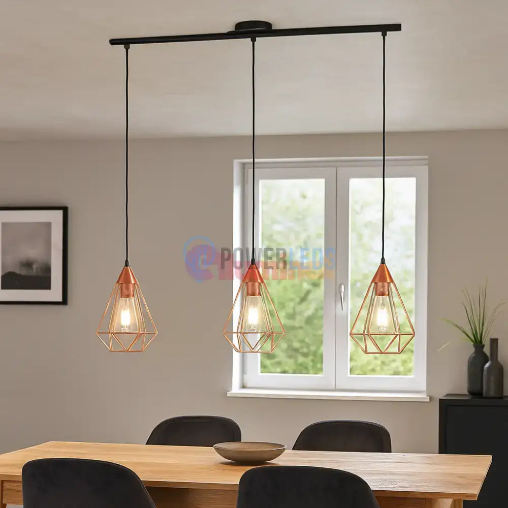 Lustra Vintage 3XE27 TARBES 94195 powerleds.ro