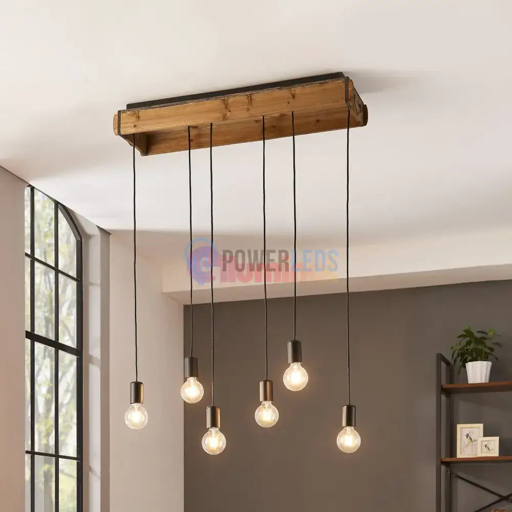 Lustra Vintage 6XE27 WOOTTON powerleds.ro
