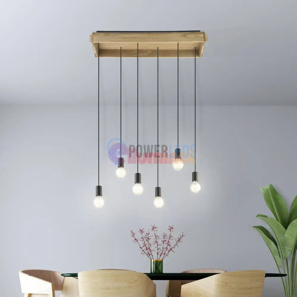 Lustra Vintage 6XE27 WOOTTON powerleds.ro