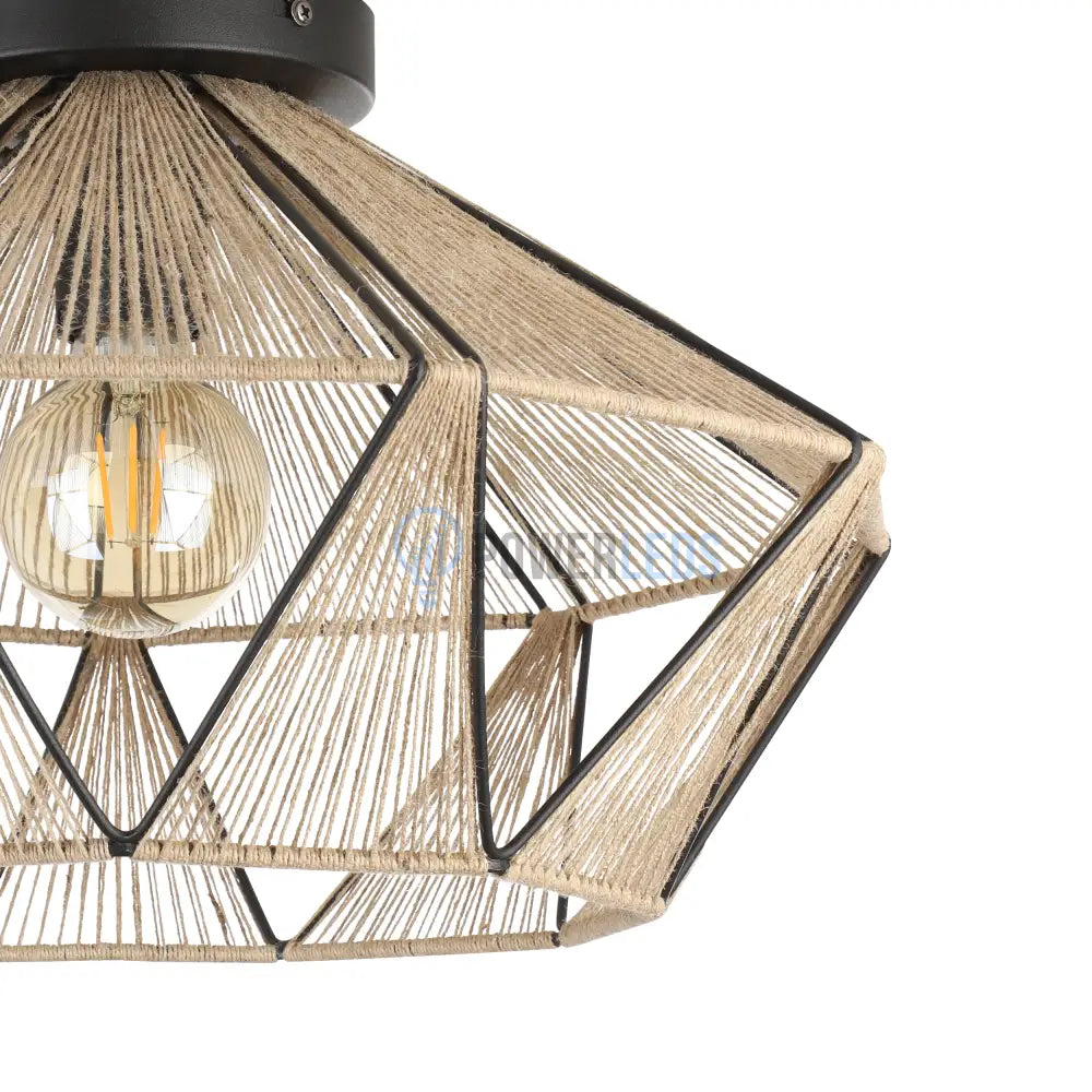 Lustra Vintage ADWICKLE Natural 44.5CM VINTAGE SI RETRO DESIGN / 44.5CM Chandeliers