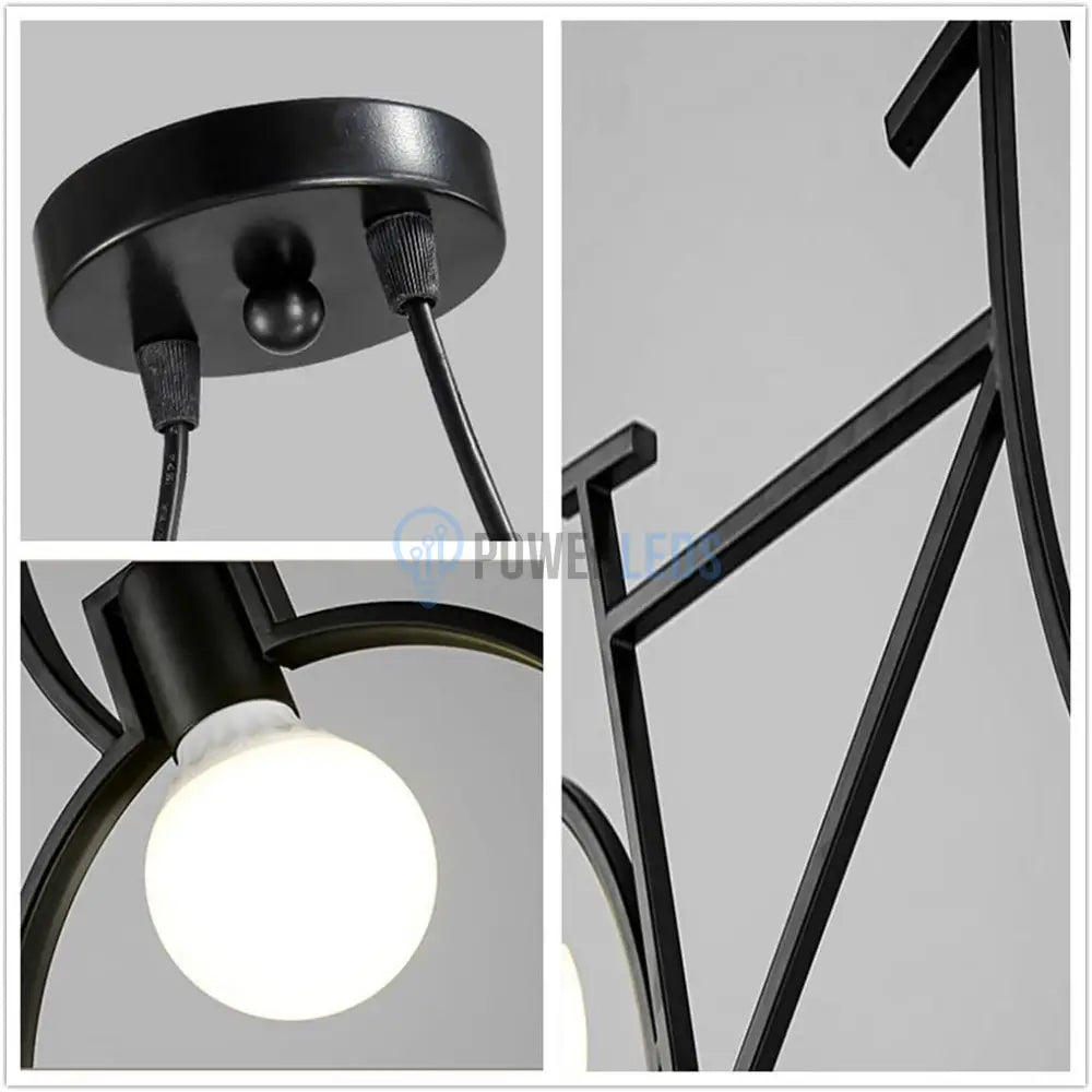 Lustra Vintage BIKE Black 2xE27 powerleds.ro