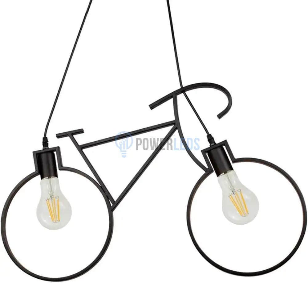 Lustra Vintage BIKE Black 2xE27 powerleds.ro