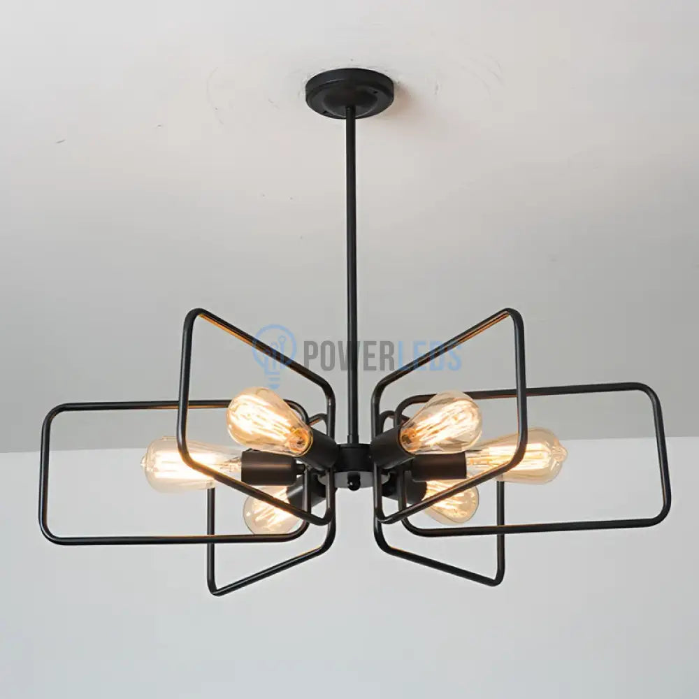 Lustra Vintage Black 6Xe27 Dn119-6 Lighting Fixtures