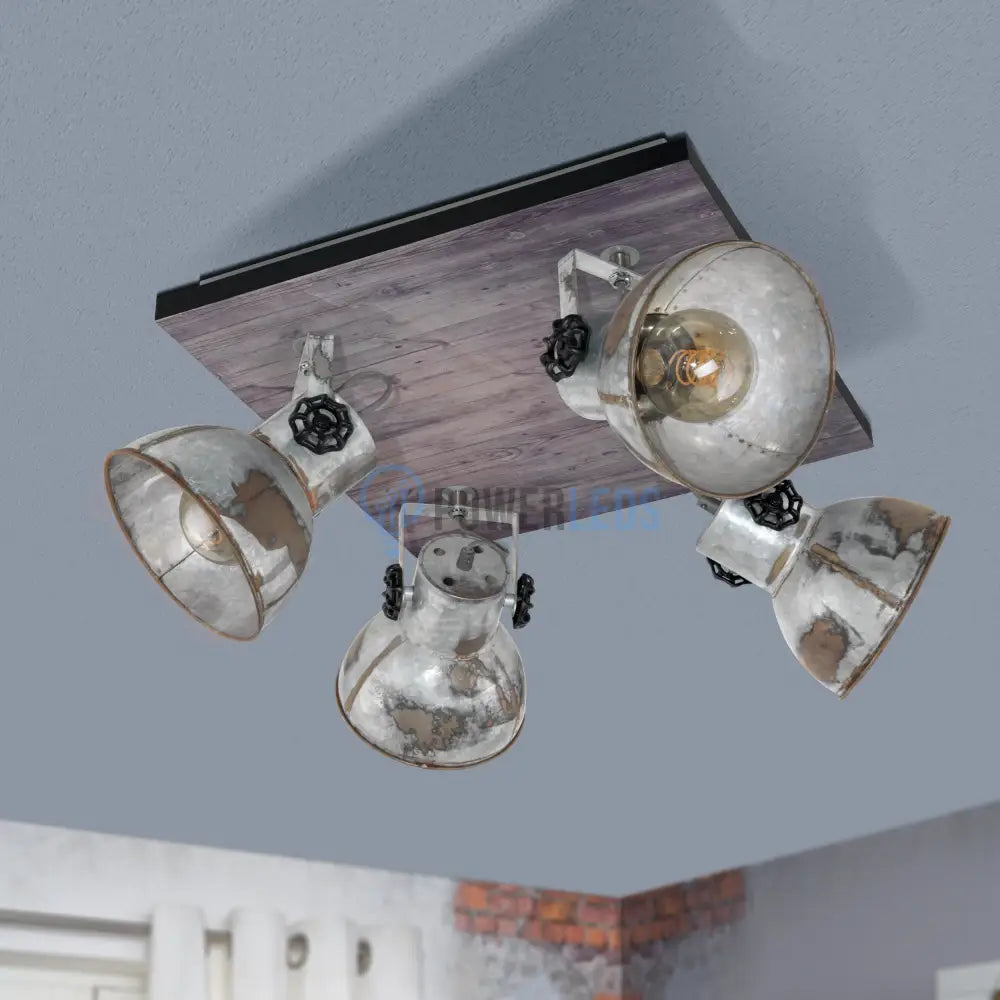 Lustra Vintage Cu 4 Spoturi Reglabile BARNSTAPLE Eglo Lighting Fixtures