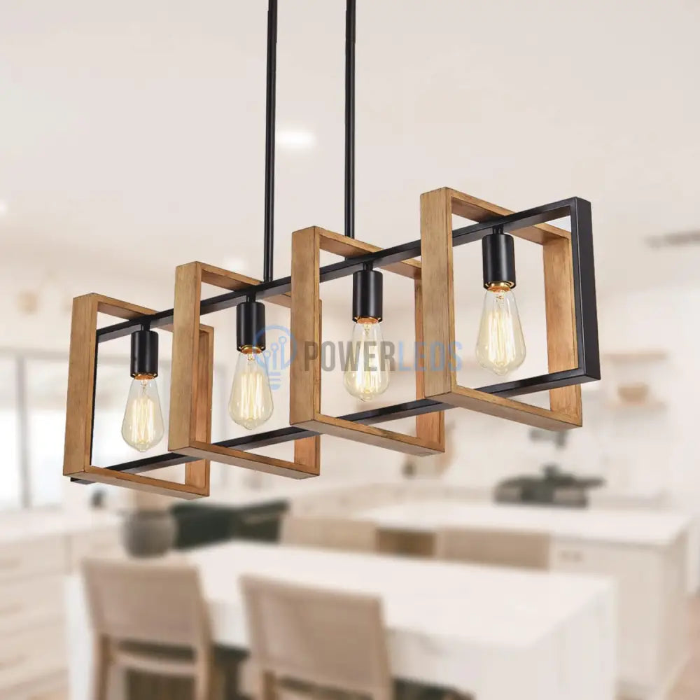 Lustra Vintage Cubo 4xE27 powerleds.ro