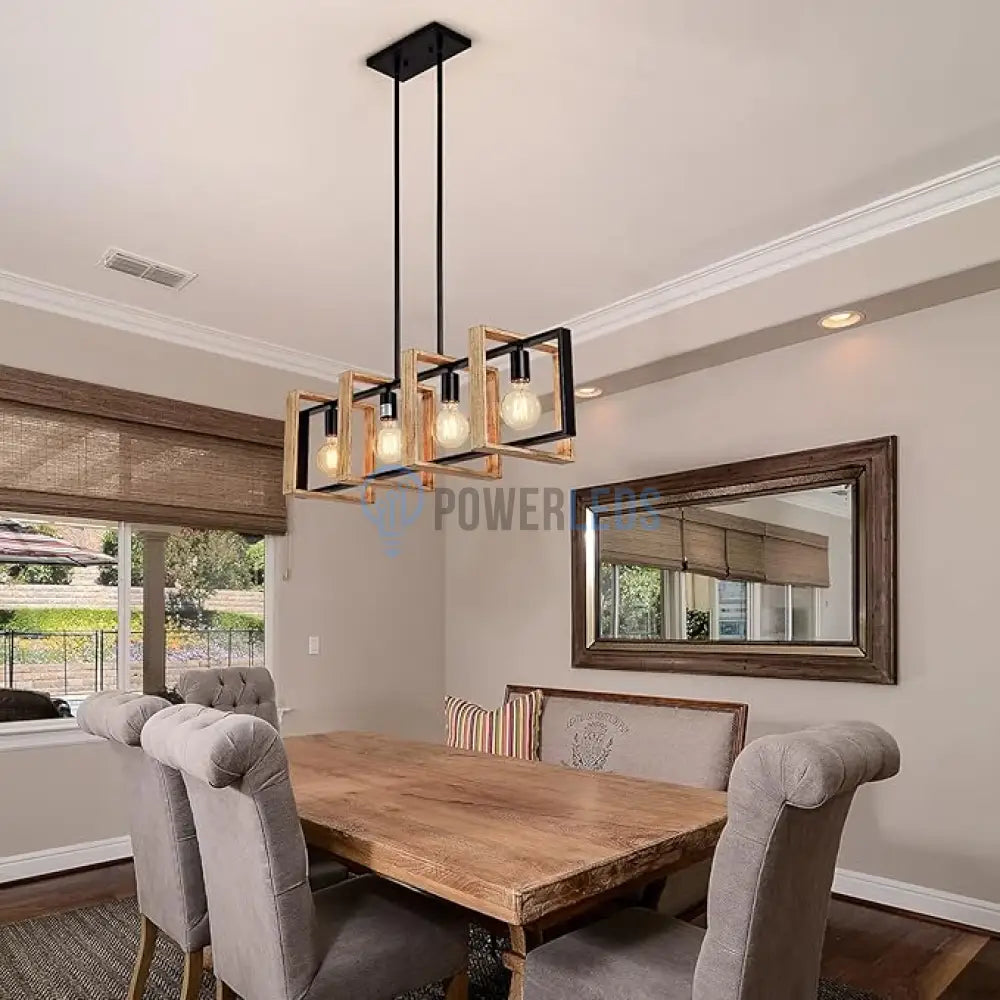 Lustra Vintage Cubo 4xE27 powerleds.ro