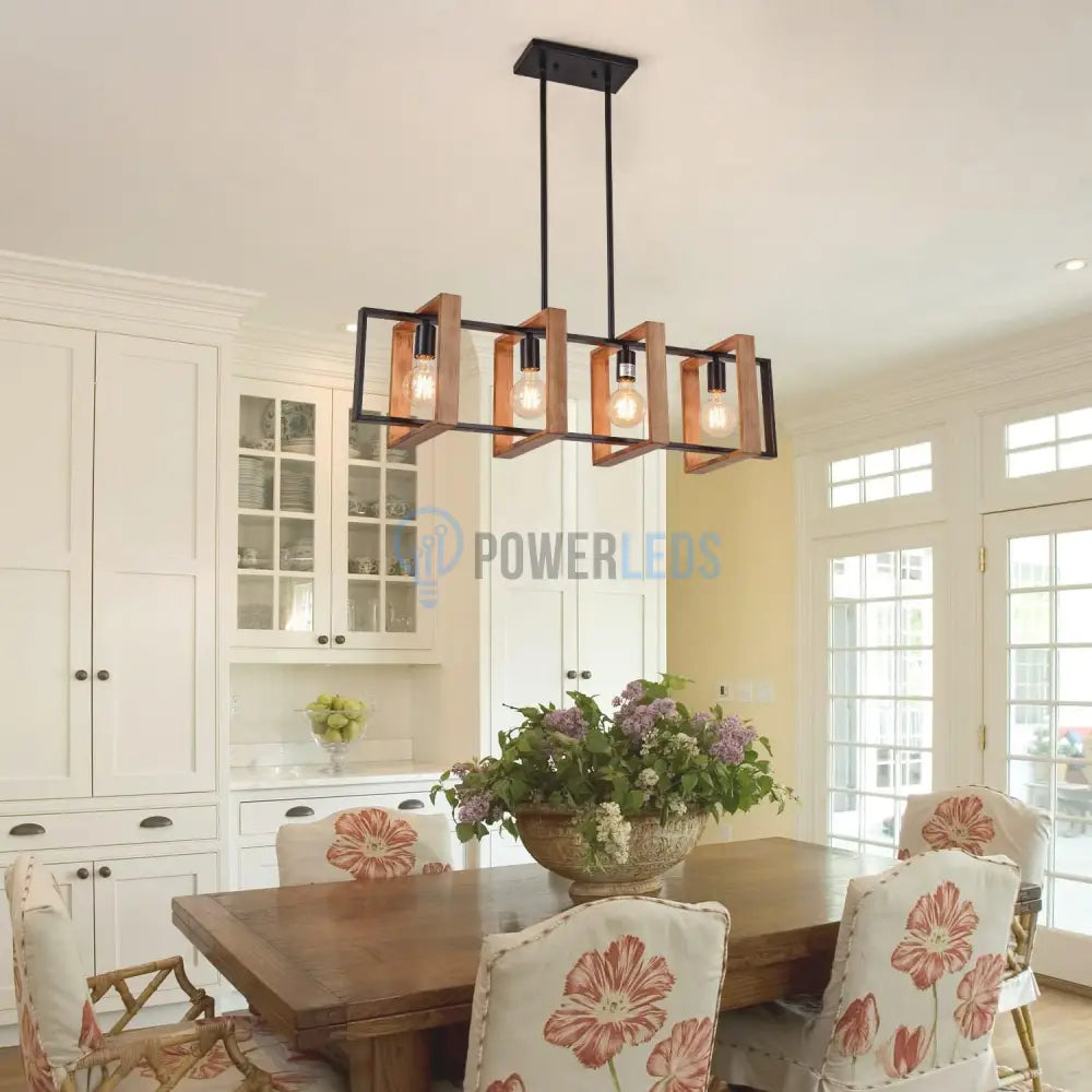 Lustra Vintage Cubo 4xE27 powerleds.ro