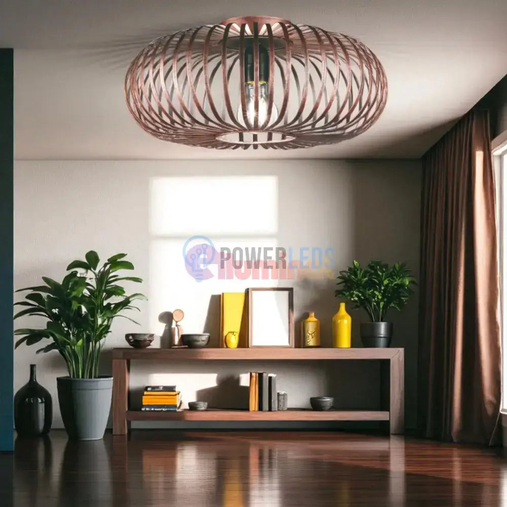 Lustra Vintage Cupru 1xE27 JOHANN powerleds.ro