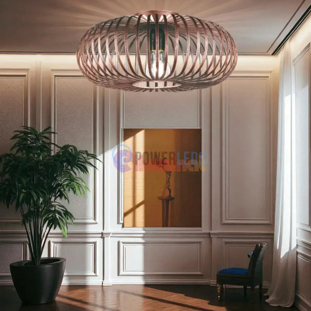 Lustra Vintage Cupru 1xE27 JOHANN powerleds.ro