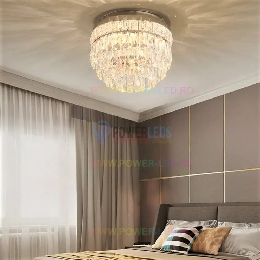 Lustra Zoe Cristal 400Mm Telecomanda Chandeliers