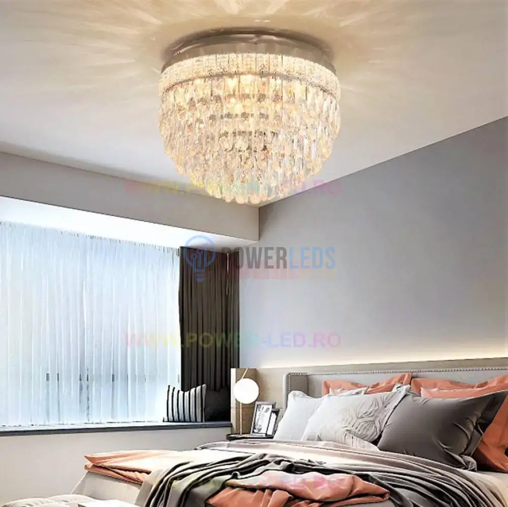 Lustra Zoe Cristal 500Mm Telecomanda Lighting Fixtures