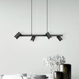 Lustra Suspendata GATUELA 1 Black 110CM