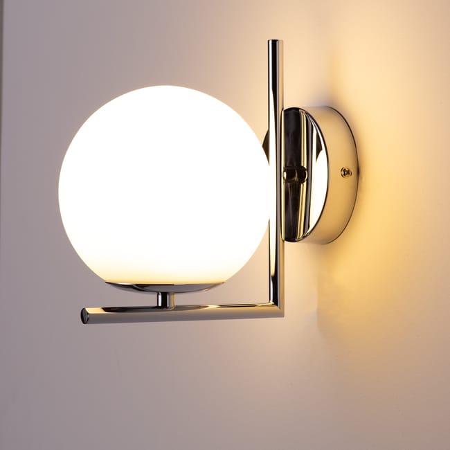 Aplica Nordic Style Abajur Mat Silver Globe