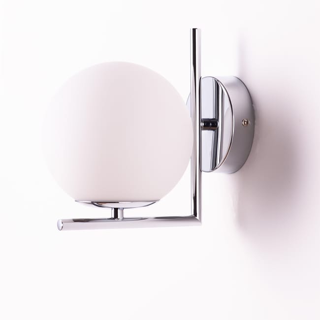 Aplica Nordic Style Abajur Mat Silver Globe