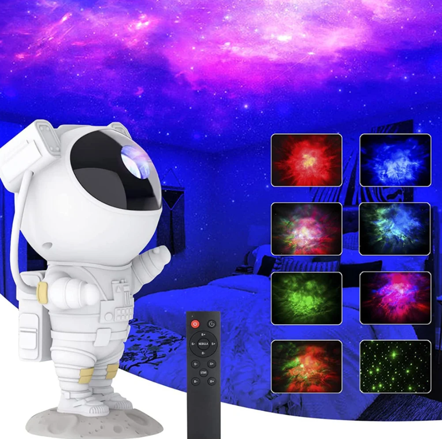 Mini Astronaut cu Telecomanda Proiectie Galaxie Nebuloasa