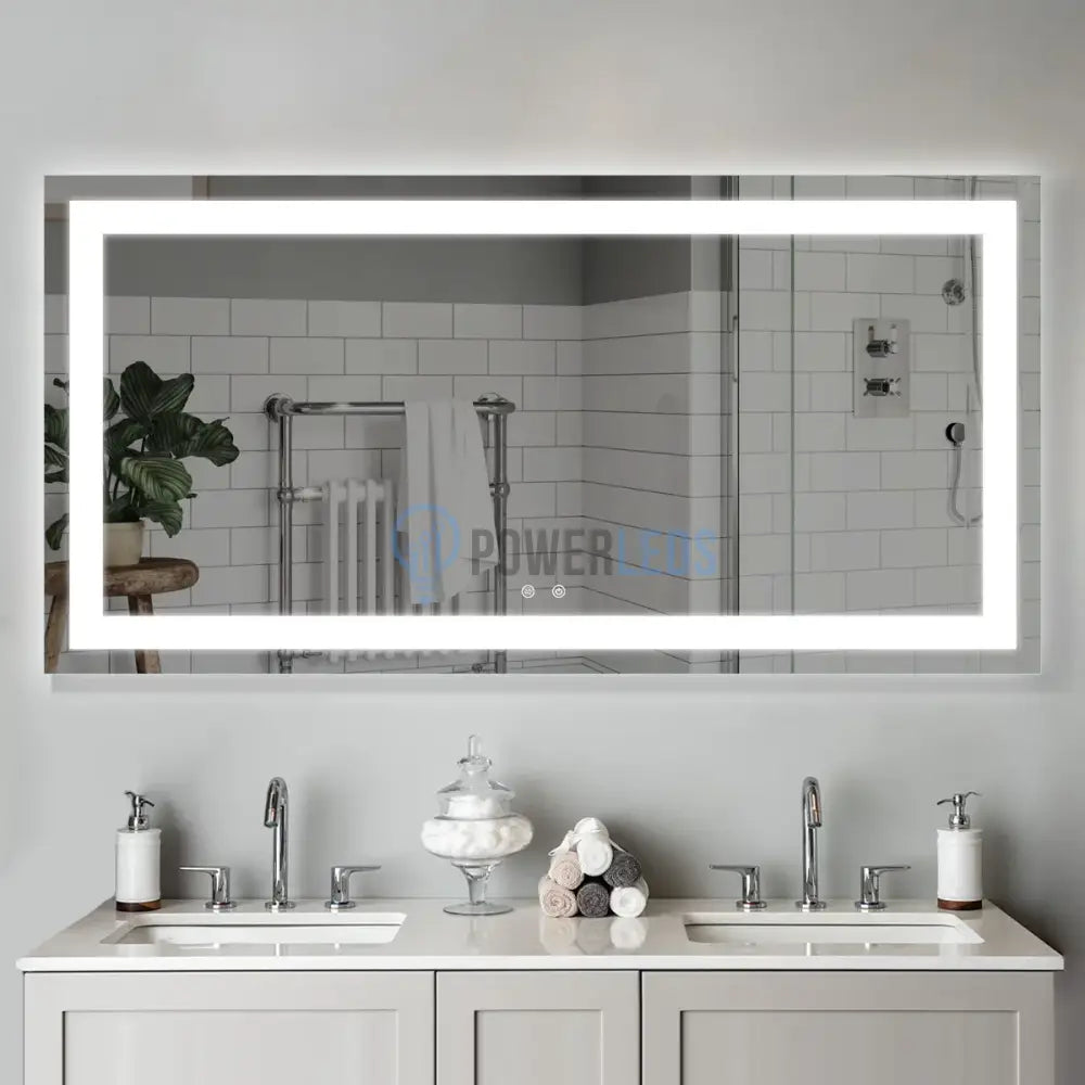 Oglinda Led 120X70Cm Functie Dezaburire Si Touch J23 Mirror