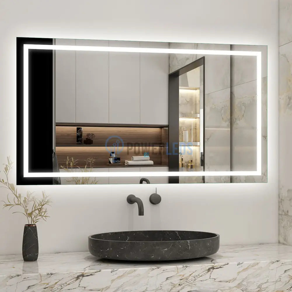 Oglinda Led 120X70Cm Functie Dezaburire Si Touch J23 Mirror