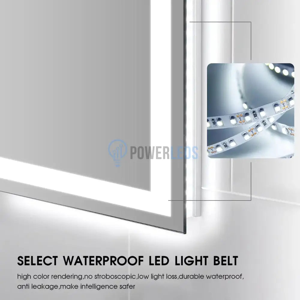 Oglinda Led 120X70Cm Functie Dezaburire Si Touch J23 Mirror