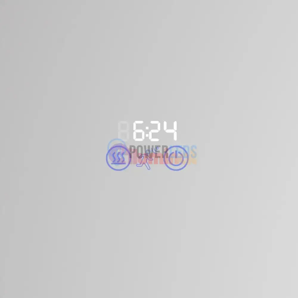 Oglinda LED 150x80CM cu Senzor Radar, 3 Lumini, Touch, Dezaburire, Ceas, Termometru powerleds.ro