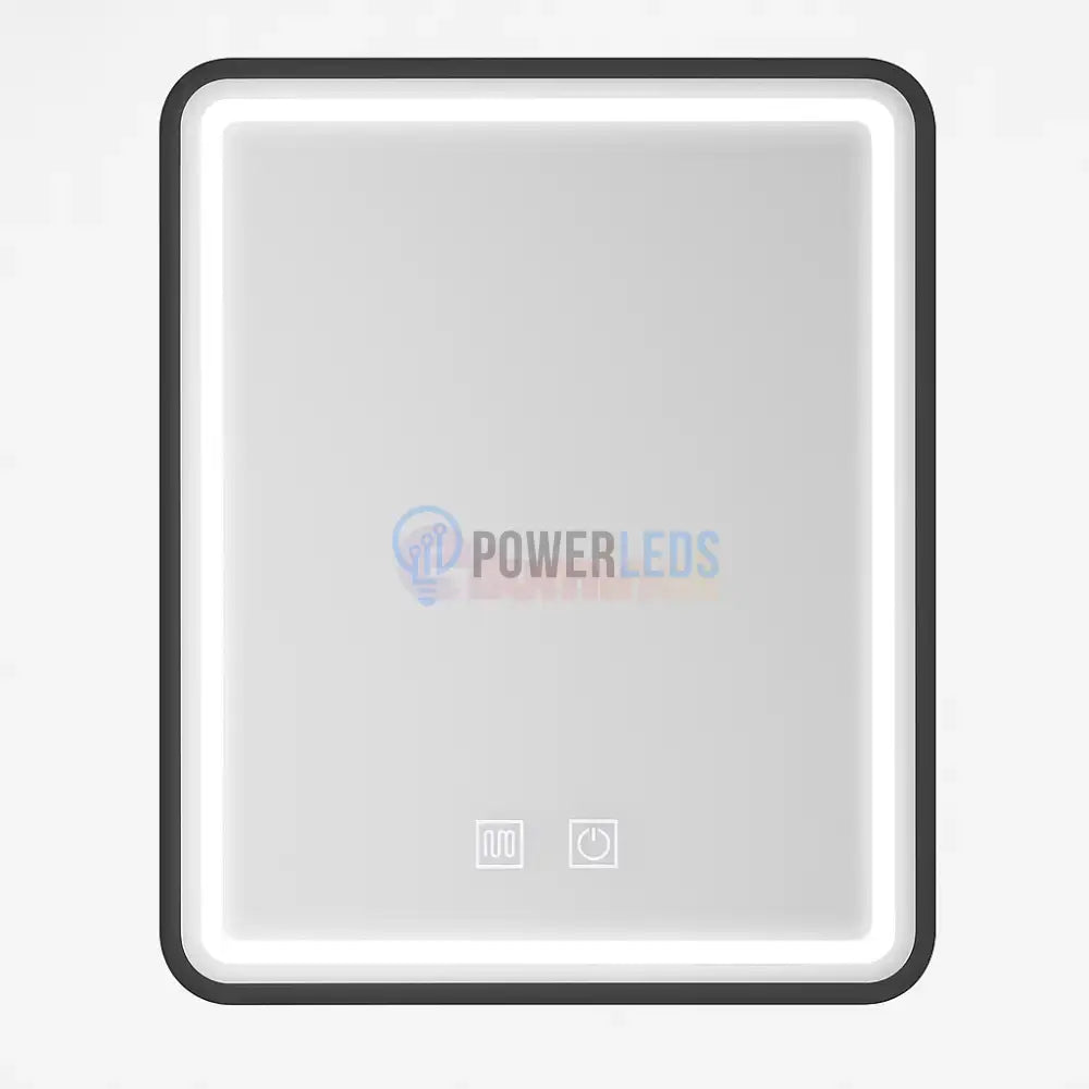 Oglinda LED 45X60cm cu Functie Dezaburire si Touch 45X60CM / NEAGRA LED MIRROR