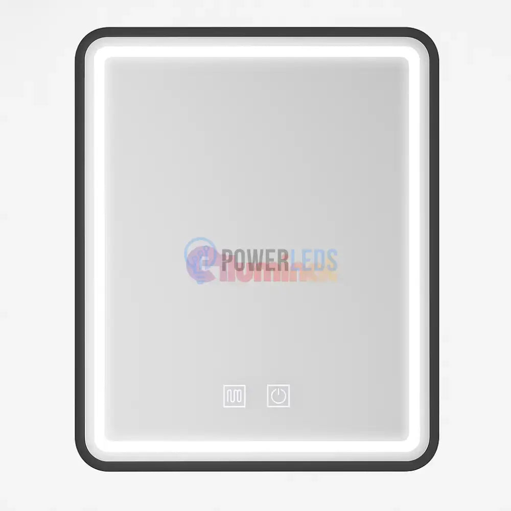 Oglinda LED 45X60cm cu Functie Dezaburire si Touch 45X60CM / NEAGRA LED MIRROR