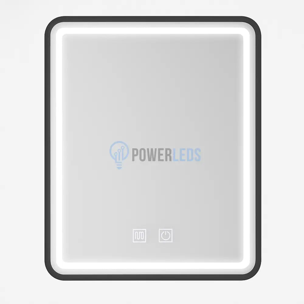 Oglinda LED 60X80cm cu Functie Dezaburire si Touch 60X80CM / NEAGRA LED MIRROR