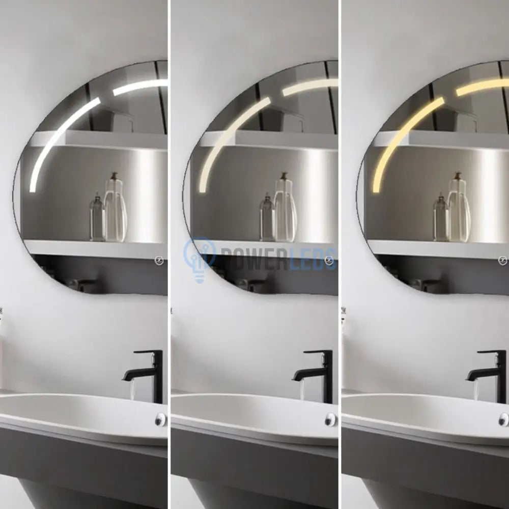 Oglinda Led 80X60Cm 3 Lumini Si Touch Cumulus J185 Mirror