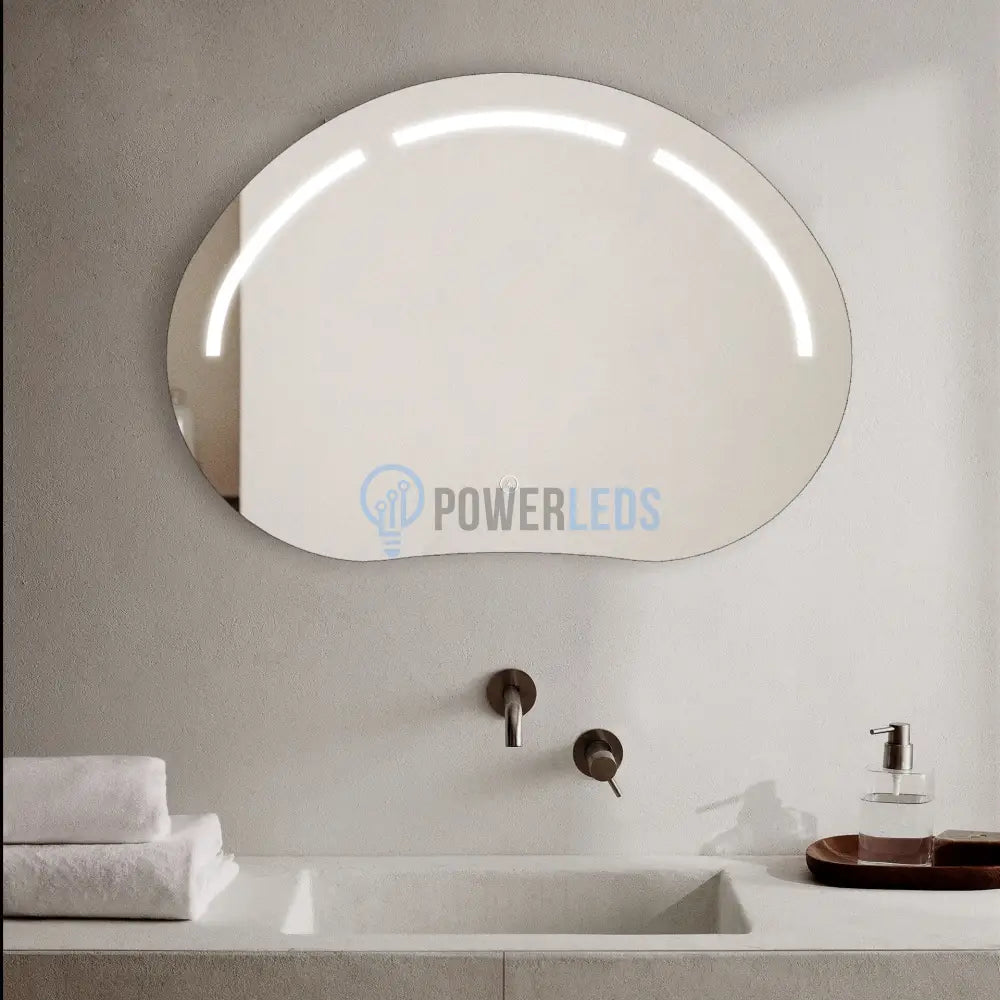 Oglinda Led 80X60Cm 3 Lumini Si Touch Cumulus J185 Mirror
