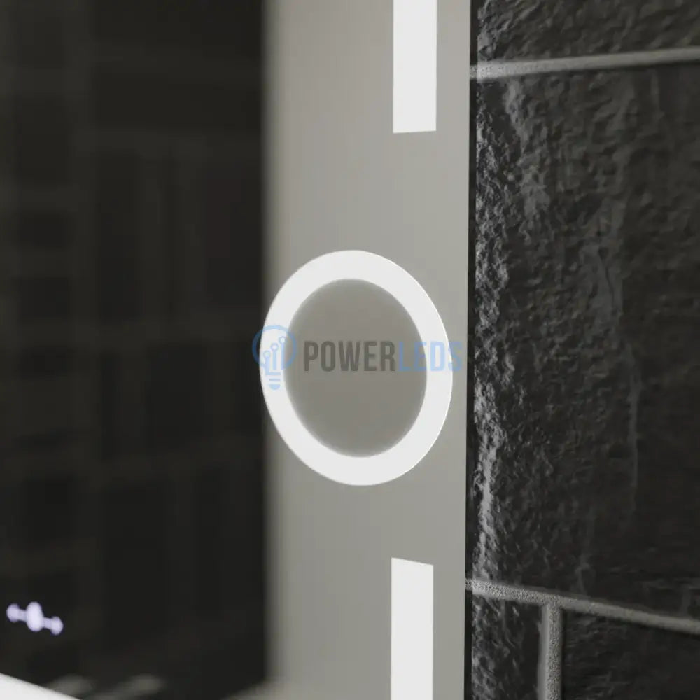 Oglinda LED 80x60cm SENZOR 3 Lumini Dezaburire Dimare Ceas si Termometru LED MIRROR