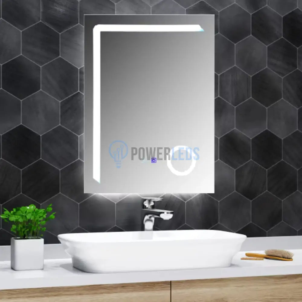 Oglinda Led Dreptunghiulara 60X80Cm Functie Dezaburire Si Touch J01 Mirror