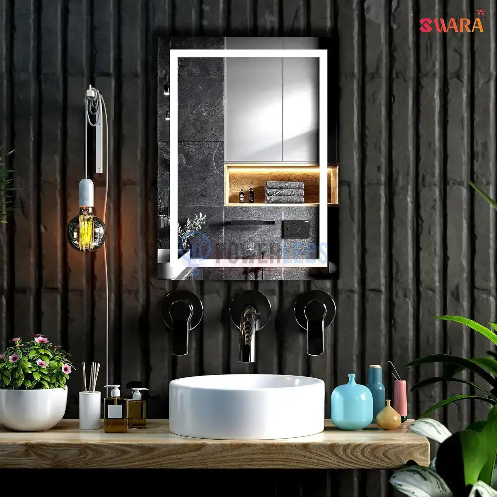 Oglinda Led Dreptunghiulara 60X80Cm Functie Dezaburire Si Touch J08 Mirror