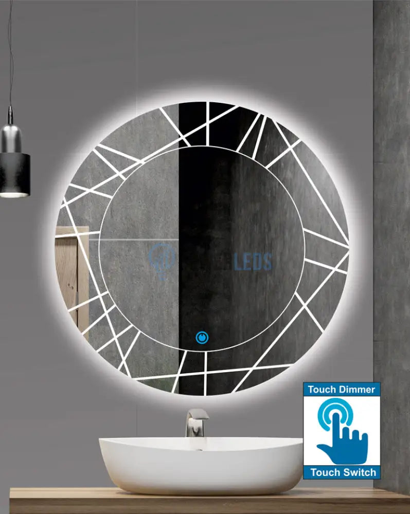Oglinda Led Linnes 70Cm Functie Touch M086 Mirror