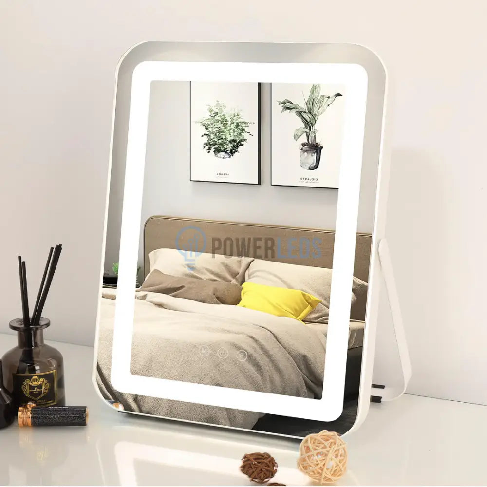 Oglinda LED MAKE-UP Golden Beauty 46cm, 3 Lumini Control Prin Gesturi (Copy) powerleds.ro