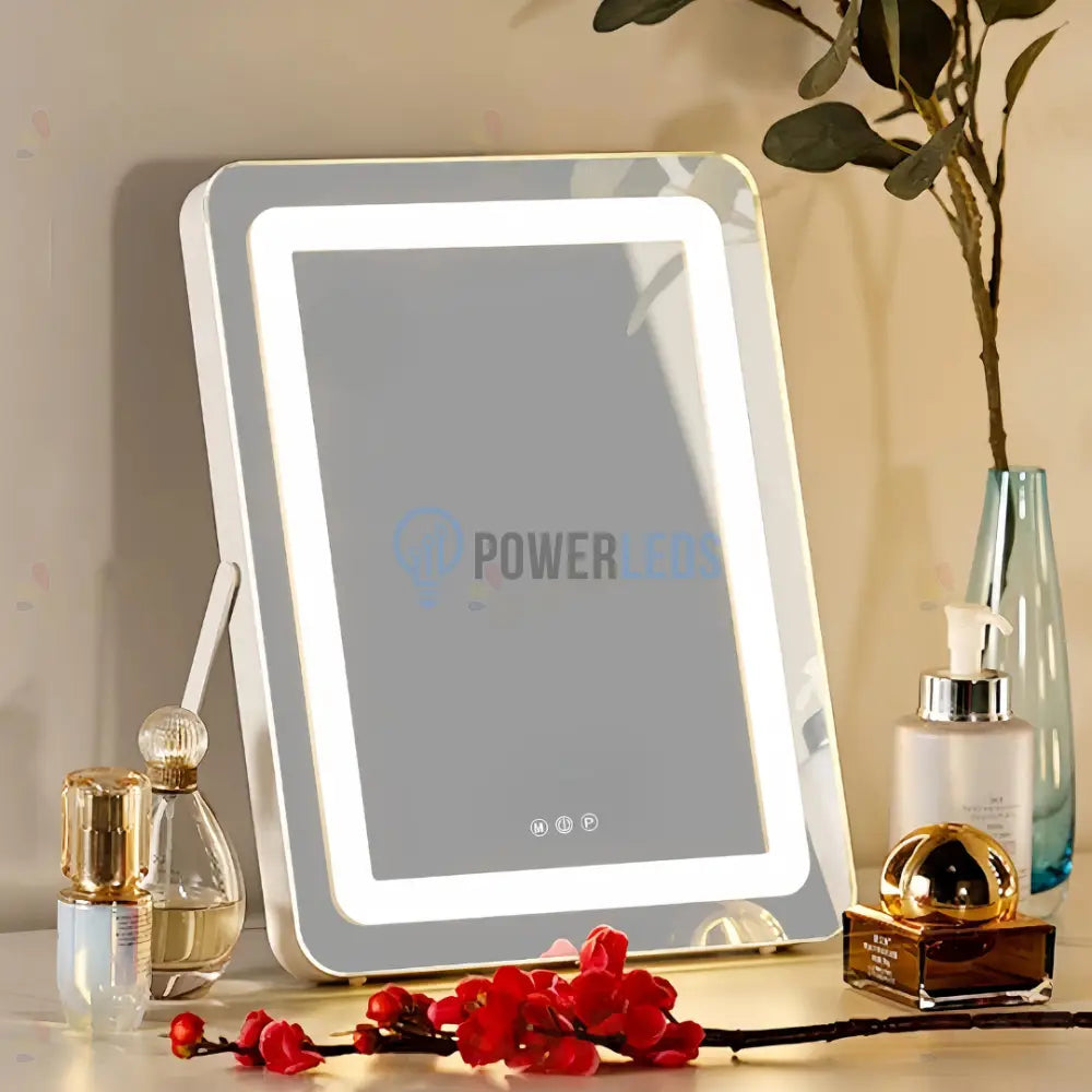 Oglinda LED MAKE-UP Golden Beauty 46cm, 3 Lumini Control Prin Gesturi (Copy) powerleds.ro