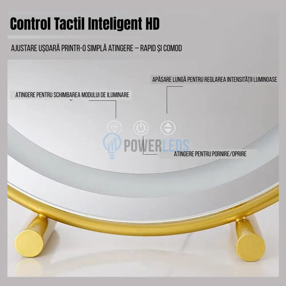 Oglinda LED Makeup OD07 30x40CM (Copy) powerleds.ro