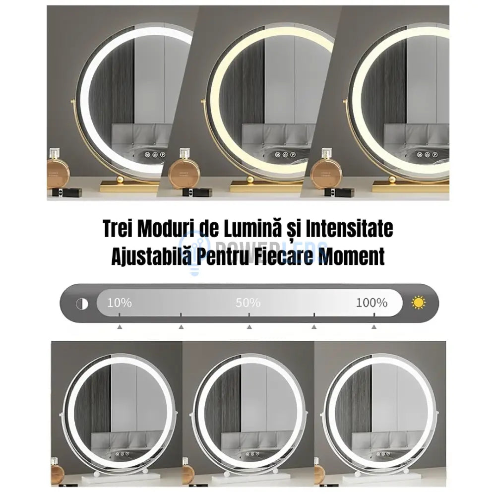 Oglinda LED Makeup OD07 30x40CM (Copy) powerleds.ro