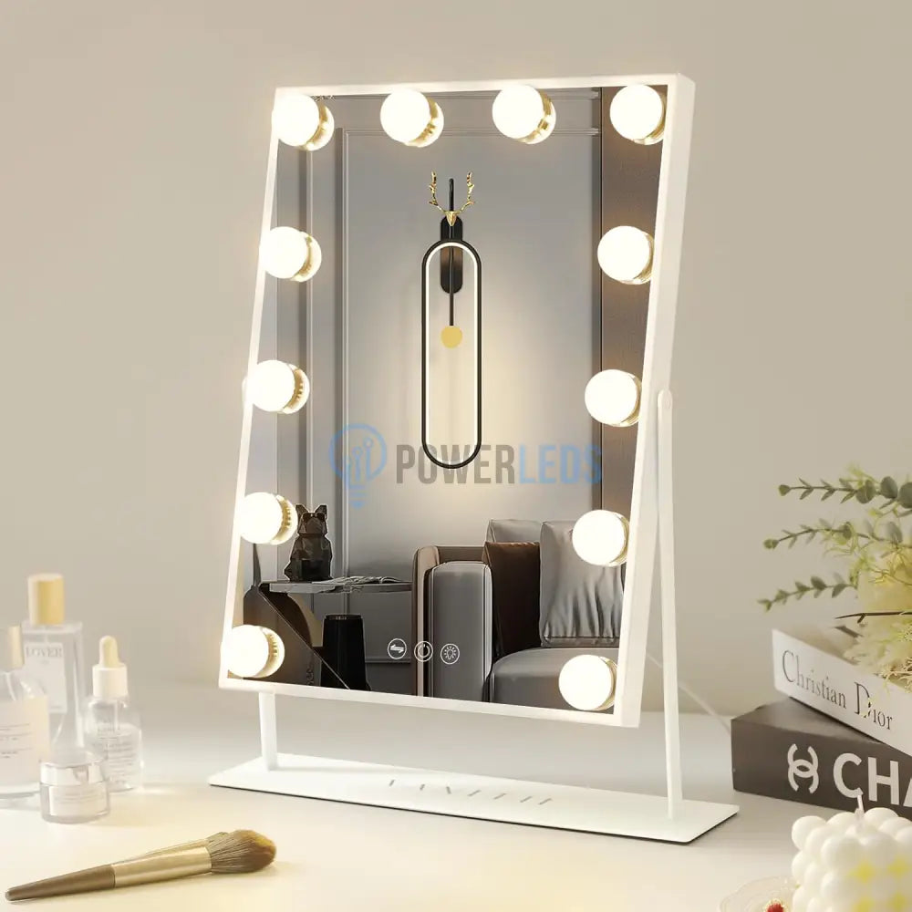 Oglinda Led Makeup Hollywood Star 46Cm 3 Lumini Mirror