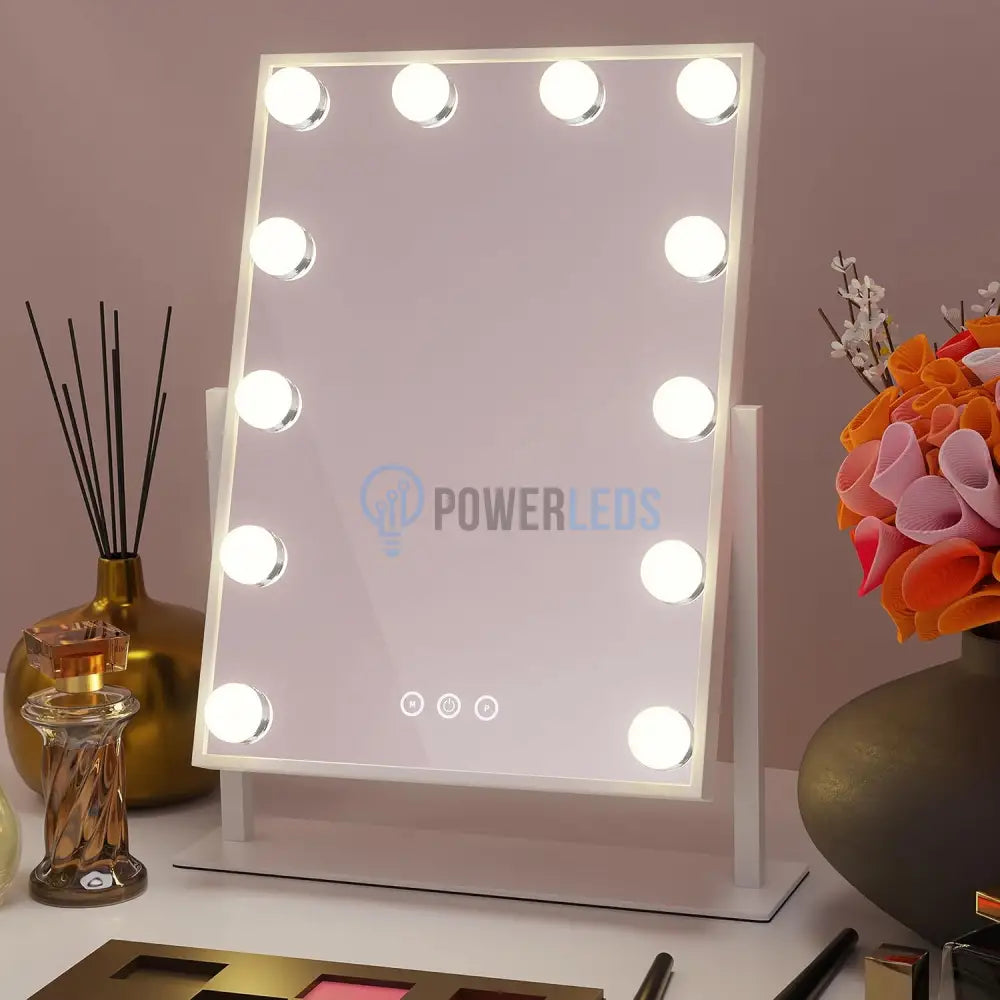 Oglinda Led Makeup Hollywood Star 46Cm 3 Lumini Mirror