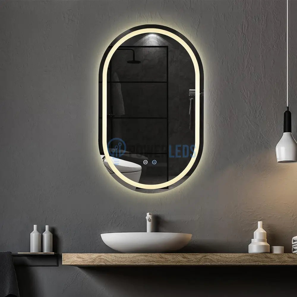 Oglinda Led Ovala 60X78Cm Functie Dezaburire Si Touch M06S Mirror